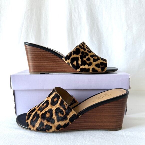 Franco Sarto Slip On Wedge Shoes, McKenna, Cheetah Print, Size 8.5, Like New! - Picture 5 of 12